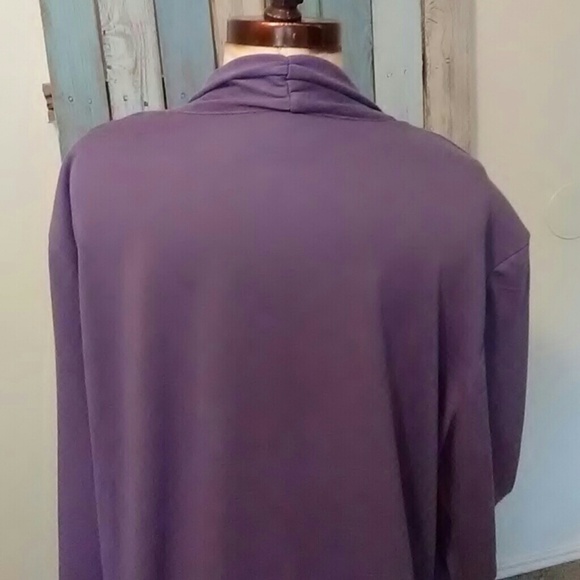 044 Alfred Dunner Purple Sweater Sz PetiteXL - Picture 5 of 8